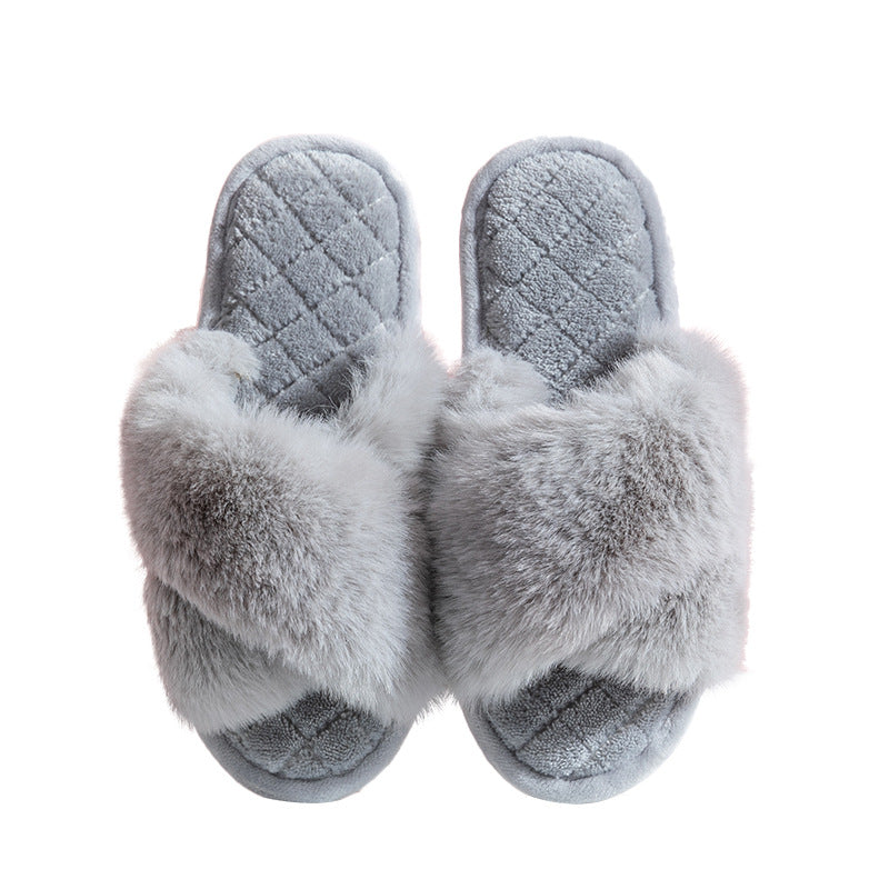 Zapatillas de peluche de peluche de invierno de PVC al por mayor